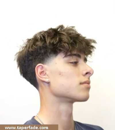 Mid Taper Fade Fringe - 50 Popular Taper Fade Haircuts 2025