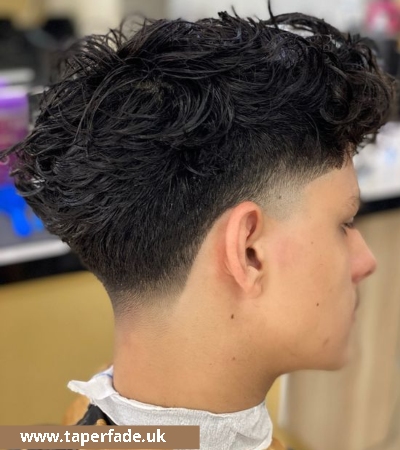 Blowout Low Taper Fade Curly Hair - 50 Popular Taper Fade 2025