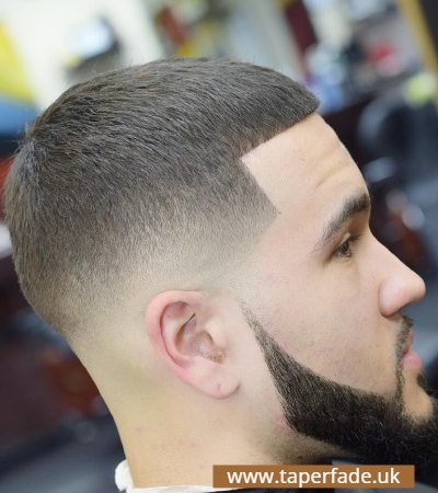 low taper fade buzz cut- 50 POPULAR TAPER FADE HAIRCUTS FOR MEN 2025