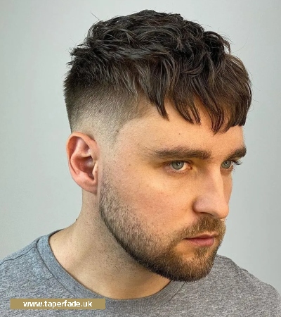 low taper fade textured fringe- 50 POPULAR TAPER FADE 2025